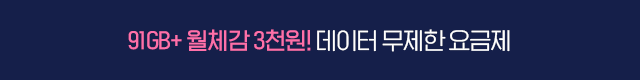 12개월 체감가 0원! 데이터 무제한 요금제