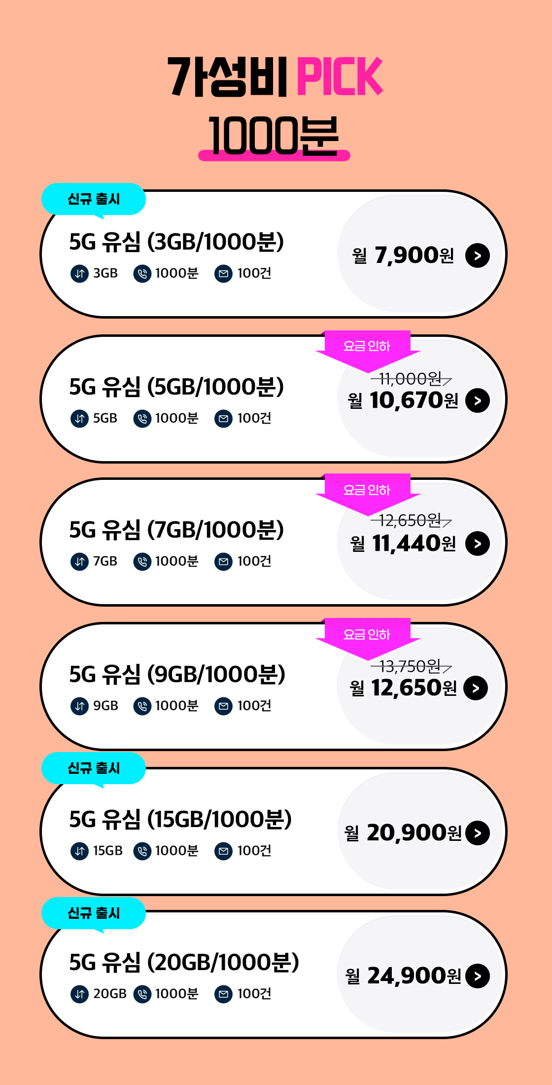 1000분 요금제