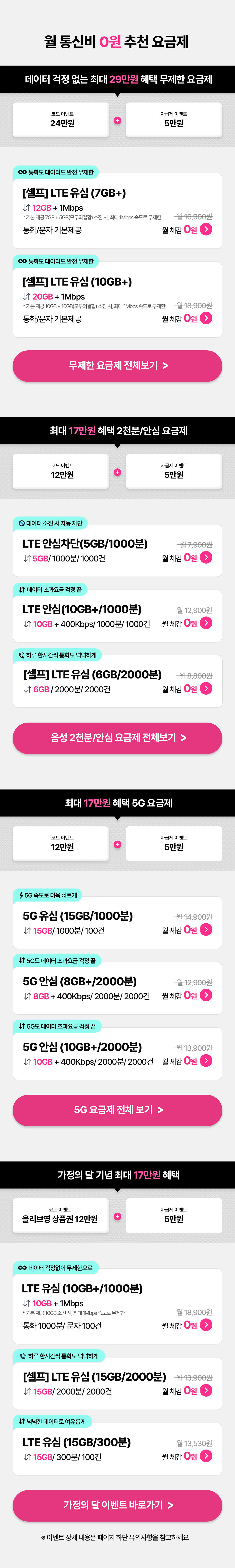 추천 요금제