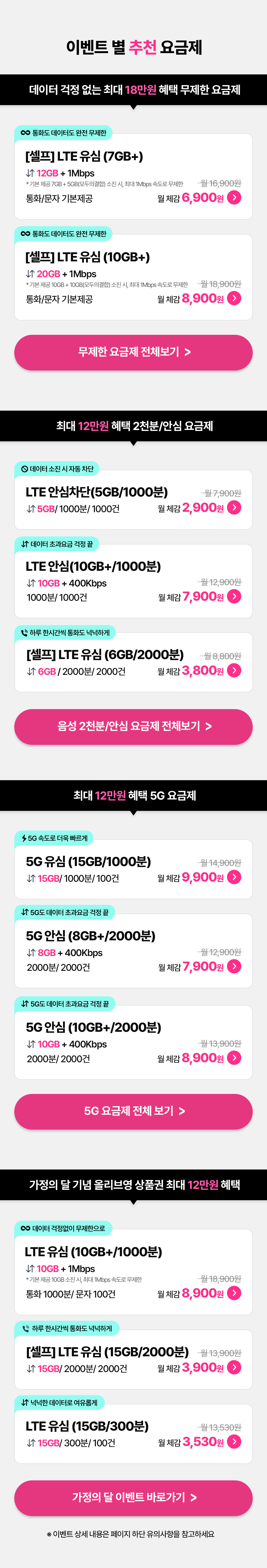 추천 요금제